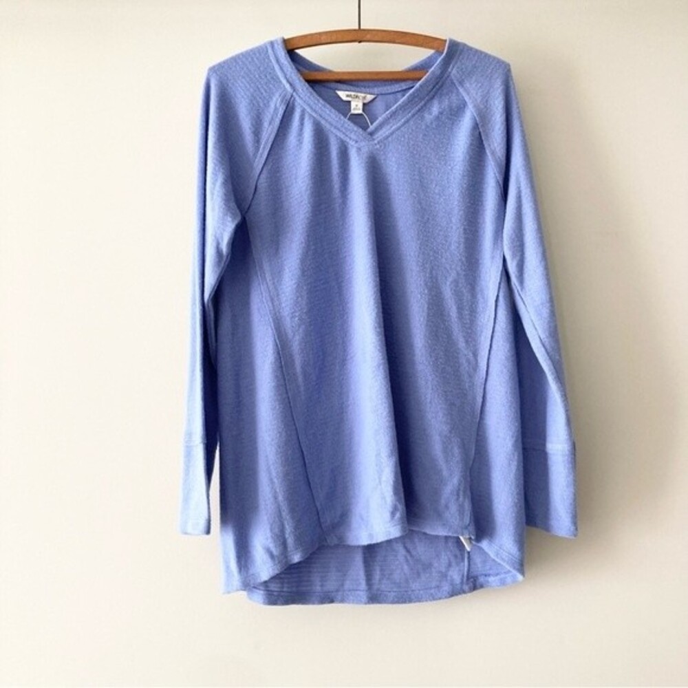 Wildfox Haley Brushed Long Sleeve Top in Orchid M